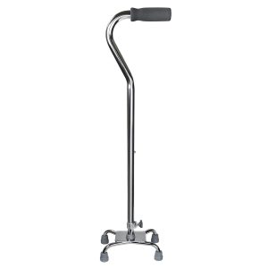 MCKESSON BRAND McKesson Offset Quad Cane, Chrome 146-10301F-4