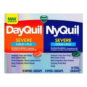 PROCTER & GAMBLE Vicks DayQuil/NyQuil Severe Cold & Flu LiquiCaps 32390003955