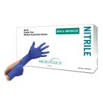 ANSELL Micro-Touch® Nitrile Exam Glove, Extra Large, Blue 6034304