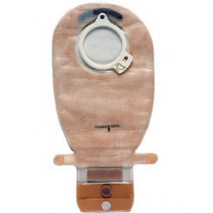 COLOPLAST Assura® Original Two-Piece Opaque Ostomy Pouch, 50 mm Flange. Red Match 15985