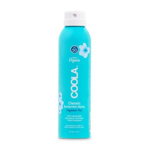 COOLA LLC Coola® Classic Body Sunscreen Spray SPF 50 Fragrance Free, 6-ounce Aerosol Can CL10126