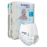 ABENA NORTH AMERICA Bambo Nature Swim Pants, Small, for Babies weighing 15 to 26 lbs. 1000024401