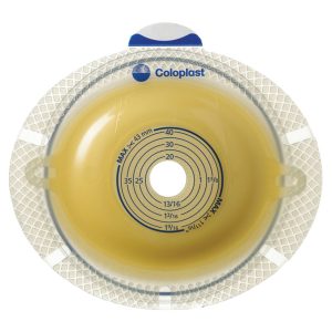 COLOPLAST SenSura® Flex Xpro Ostomy Barrier, Trim to fit 15 – 53 mm, Yellow Match 11308