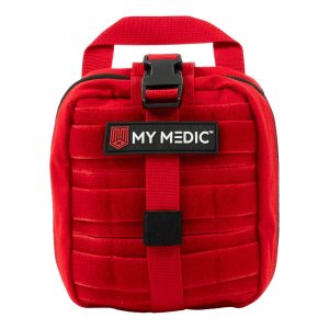 MYMEDIC My Medic MYFAK First Aid Kit, Medical Supplies for Survival, Red MM-KIT-U-MED-RED-STN-V2