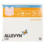 SMITH & NEPHEW Allevyn Life Heel Silicone Gel Adhesive Foam Dressing, 25 x 25.2 Centimeter 66801304