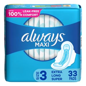 PROCTER & GAMBLE Always® MAXI Extra Long Super Pads with Wings, Size 3 03700098727