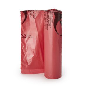 MCKESSON BRAND McKesson Biohazard Waste Bag, 40 – 45 gallon Capacity, 40 x 46 Inch 03-4773