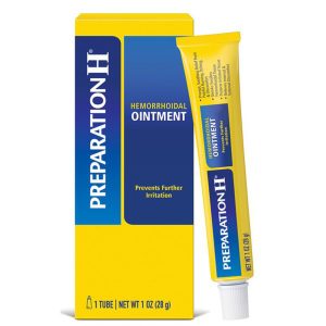 GLAXO CONSUMER PRODUCTS Preparation H Hemorrhoidal Ointment, 1-ounce tube 00573287193