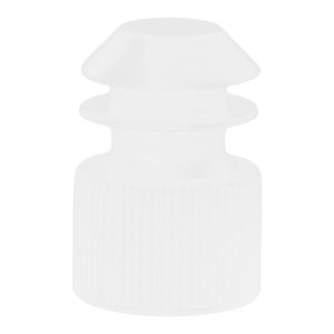 MCKESSON BRAND McKesson Flanged Plug Cap, White, Polyethylene, for Use with 13 mm Tubes 177-118240W