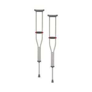 NOVA ORTHO-MED Quick Adjust Underarm Crutches for Youth, 4'6" – 5'2" 7302