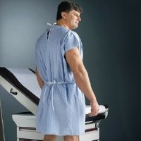 GRAHAM MEDICAL PRODUCTS EnduroWear® Patient Exam Gown, Large, Blue 70261N