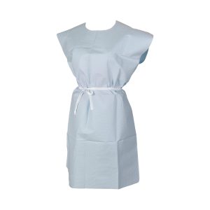 TIDI PRODUCTS Tidi® Patient Choice Exam Gown, Medium, Blue 910520