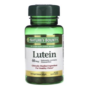 US NUTRITION Nature's Bounty® Lutein 40 mg Dietary Supplement Softgels 07431244250