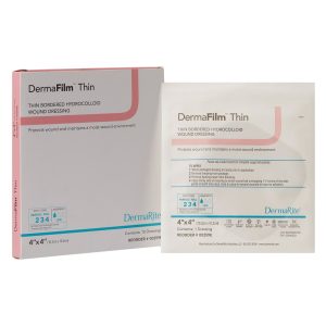 SION BRANDS LLC DermaFilm® Hydrocolloid Dressing, 4 x 4 Inch 00259E
