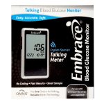 OMNIS HEALTH Embrace® Talking Blood Glucose Meter APX01AB0200