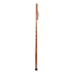MABIS HEALTHCARE Brazos™ Twisted Oak Traveler's Handcrafted Walking Stick, 55-Inch, Red 602-3000-1325
