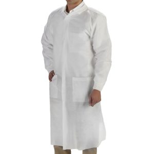 GRAHAM MEDICAL PRODUCTS LabMates® Lab Coat, White, 2X-Large 85235
