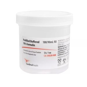 CARDINAL SP® Prefilled Formalin Container, 90 mL Fill in 180 mL C4320-90B