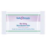 Safe N Simple No-Sting Skin Barrier Wipe, 5 x 7 Inch SNS00807