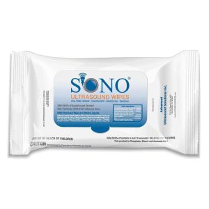 ADVANCED ULTRASOUND SOLUTIONS Sono® Premoistened Surface Disinfectant Cleaner Wipes SONO4018