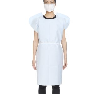 MCKESSON BRAND McKesson Exam Gown, Large, Blue 18-842
