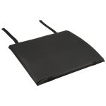 MCKESSON BRAND McKesson Back Support Cushion, 18 x 17 Inch, Black 170-79002