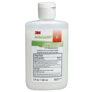 SOLVENTUM CORPORATION 3M Avagard D Hand Antiseptic with Moisturizers, 3-ounce Bottle 9221