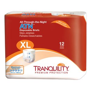 PRINCIPLE BUSINESS ENTERPRISES Tranquility® ATN Heavy Protection Incontinence Brief, Extra Large 2187