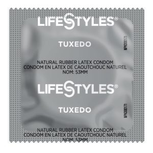 SXWELL USA Lifestyles® Tuxedo™ Lubricated Latex Condoms 310158