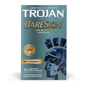 CHURCH AND DWIGHT Trojan® BareSkin Lubricated Latex Condom 02260092674