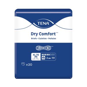 ESSITY HMS NORTH AMERICA INC Tena® Dry Comfort™ Briefs with Curvdefence™ Extra Large, 52 – 62 Inch Five Drops 67440