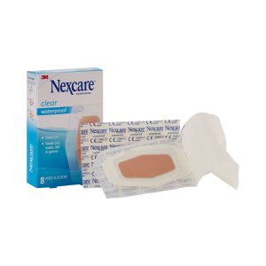 3M COMPANY Nexcare™ Waterproof Knee / Elbow Sheer Adhesive Strip, 2-3/8 x 3½ Inch 581-08