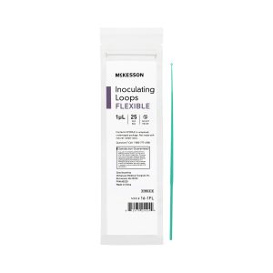 MCKESSON BRAND McKesson Inoculating Loop, Light Green, 1 μL, 20-Centimeter Length 16-1FL