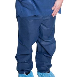 Dukal Scrub Pants, Spunbond Polypropylene, Medium, Dark Blue 380M