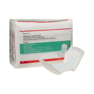 CARDINAL Sure Care™ Bladder Control Pads, Extra Heavy Absorbency, 4 x 14.5 Inch 1130A