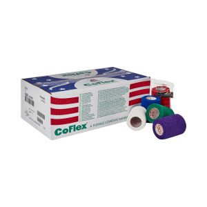 ANDOVER HEALTHCARE INC CoFlex® Self-adherent Closure Cohesive Bandage, 3 Inch x 5 Yard 3300RB-024