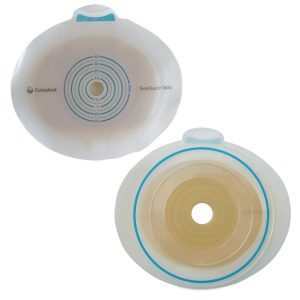 COLOPLAST SenSura® Mio Click Ostomy Barrier, 40 mm Stoma Opening, Blue Color Match 10523