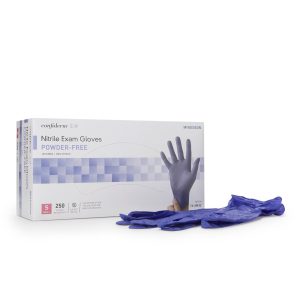 MCKESSON BRAND McKesson Confiderm® 3.0 Nitrile Exam Glove, Small, Blue 14-6N32