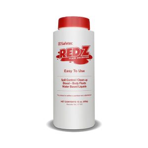 SAFETEC OF AMERICA Red Z™ Spill Control Solidifier, 15-ounce Shaker Top Bottle 41103