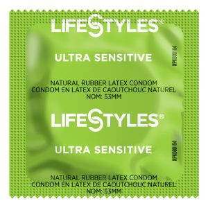 SXWELL USA Lifestyles® Ultra Sensitive Lubricated Latex Condom 310244