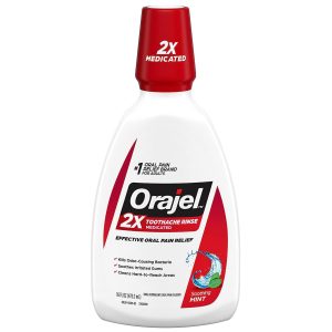 CHURCH AND DWIGHT Orajel™ for Toothache Analgesic and Astringent Rinse Soothing Mint 31031043001