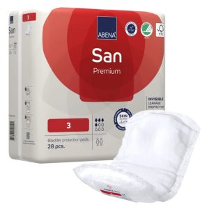 ABENA NORTH AMERICA Abena® San Premium Bladder Protection Pads, Size 3 1000021304