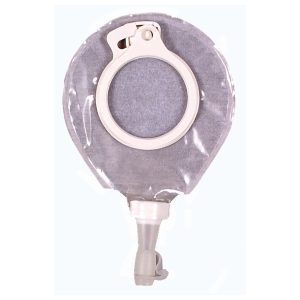 COLOPLAST Assura® 2-Piece Transparent Urostomy Pouch, Blue Match 14206