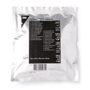 SOLVENTUM CORPORATION 3M™ Scotchcast™ Quick Step Double Sided Felt Padded Splint, 4 x 15 Inch 75415