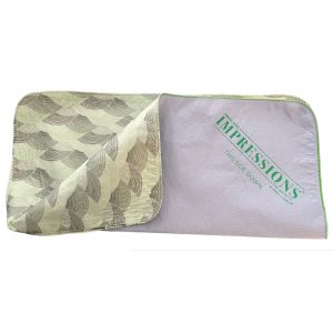 Beck's Classic Impressions™ Reusable Underpad, Green Wave Pattern, 34 x 36 Inch INF7136