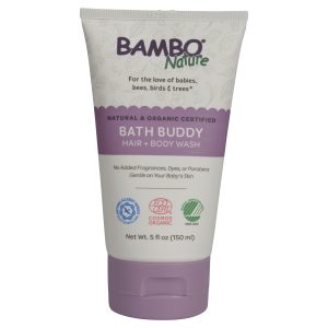 ABENA NORTH AMERICA Bambo® Nature Bath Buddy Hair and Body Wash for Babies, Unscented, 5-ounce Tube 150246