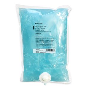 MCKESSON BRAND McKesson Shampoo and Body Wash Dispenser Refill Bag 2000 mL, Summer Rain 53-1357-2000