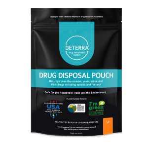 VERDE ENVIRONMENTAL TECHNOLOGIES INC Deterra® Drug Disposal Pouch for Disposal of Pharmaceuticals, Small 7001-CASE
