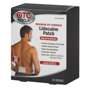 VERIDIAN HEALTHCARE LLC OTC Rescue™ Lidocaine Topical Pain Relief Patch 30-91130PF