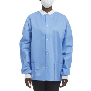 O&M HALYARD INC Halyard Health Professional Lab Jacket, Large 10078